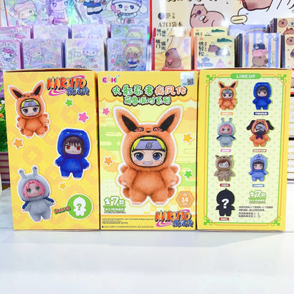 EAKI Naruto Shippuden Uzumaki Plush Blind Box Collection